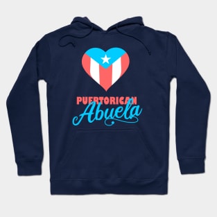 Puerto Rican Abuela Boricua Flag Grandma Gifts Hoodie